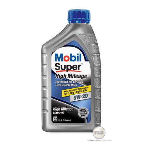 Mobil Super High Mileage 5w20 (Case - 6 Quarts)