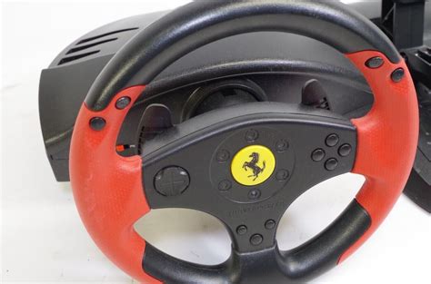 Thrustmaster Ferrari Racing Wheel Red Legend Edition Pedals Ps3 Pc Tested Euc Ebay