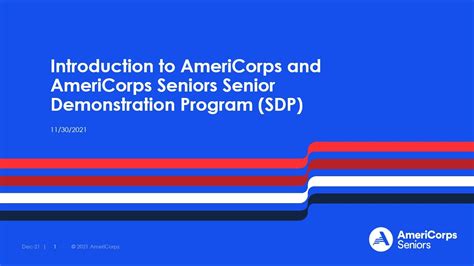 Introduction To Americorps Americorps Seniors And Its Programs 1130