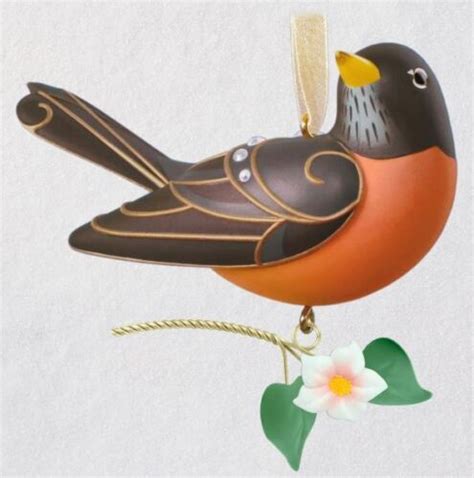 Hallmark Robin Beauty Of Birds Series Th Keepsake Ornament