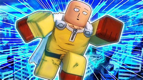 Testei Um Novo Jogo De One Punch Man No Roblox Melhor Jogo