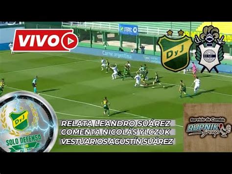 Defensa Y Justicia Vs Gimnasia Lp En Vivo Youtube