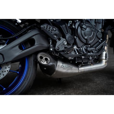 LIGNE AKRAPOVIC TITANE YAMAHA MT07 2021 Boutique Yamaha Accessoires