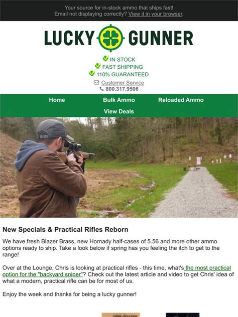 Lucky Gunner New Specials And Practical Rifle Concept Reborn Milled