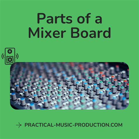 Parts Of A Mixer Board | Navigate Studio Equipment Basics