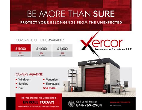 insurance for storage unit 12