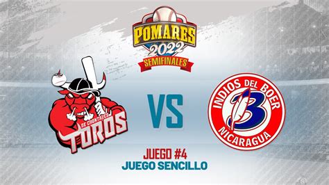 Toros De Chontales Vs Indios Del B Er Partido Completo