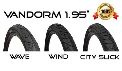 26 X 1 95 VANDORM SLICK Tyres Mountain Bike MTB Fast Rolling Tyre