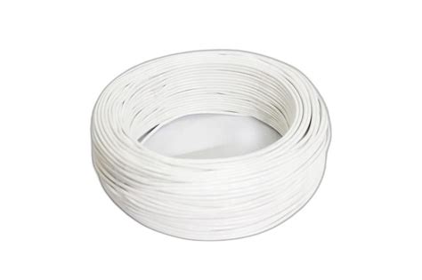 Fio Cabo Flexível 1 5 Mm 100 Metros Branco Eletrocon Cabo Fio