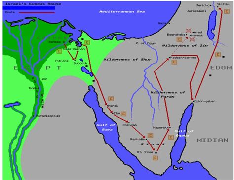 World History Bible History Map