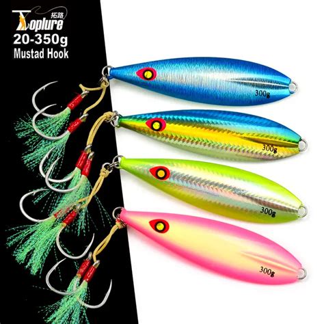 G Pcs Slow Fall Pitch Jig Tuna Fishing Jigs Lures Saltwater