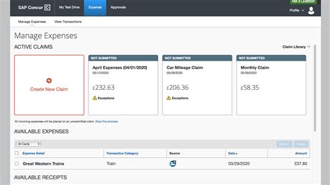 Sap Concur Expense Management Services