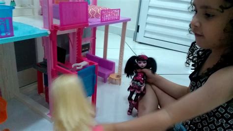 MOSTRANDO MINHA CASA DA BARBIE YouTube