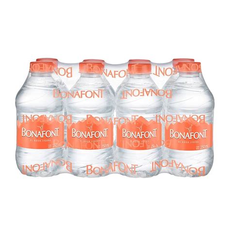 Agua Bonafont 8 Botellas De 250 Ml C U Walmart