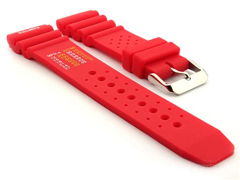 N D Limits Silicone Rubber Waterproof Divers Watch Strap Band Pro