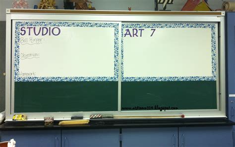 Art Room 104 High School Art Room Rules And Objectives Boards