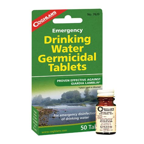 7620 - Coghlan's Water Purification Tablets