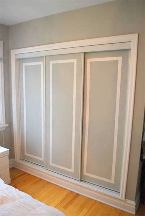 Diy Mirrored Sliding Closet Doors - Updated my mirrored closet doors by ...