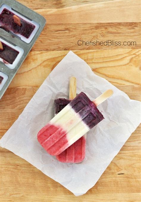 Berry Colada Popsicles Cherished Bliss Recipe Vegan Frozen