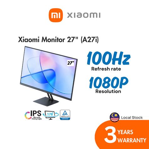 Xiaomi Monitor A I P Hz Refresh Rate Hdmi Dp Port Ips