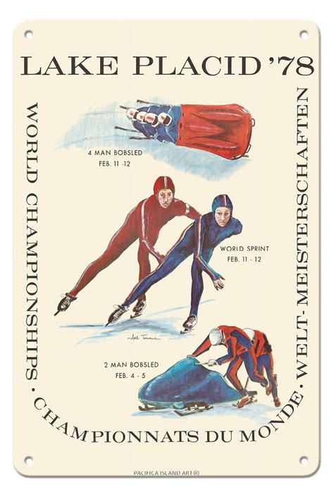 Lake Placid 1978 World Championships World Sprint Bobsledding