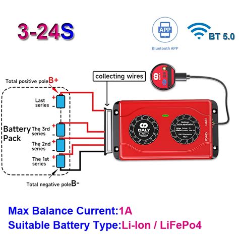 Quilibreur Actif Intelligent Bluetooth Galisation Bms Stockage De