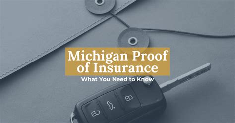 Michigan Proof Of Insurance What You Need To Know