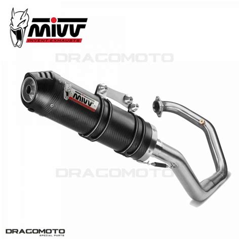 Full Exhaust Mivv Ktm Sm Oval Black Carbon X Kt S C