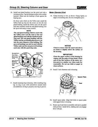 Clark Cdp Forklift Service Repair Manual Pdf