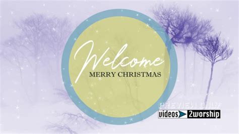 Christmas Welcome Background Videos2worship