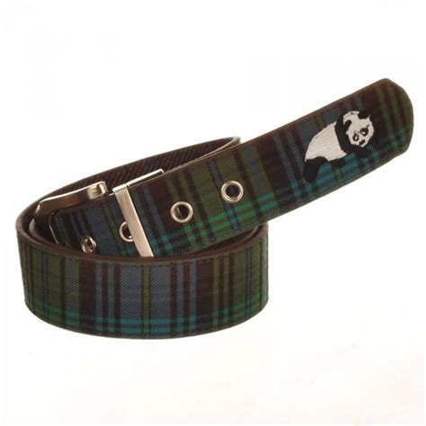 Enjoi Skateboards Enjoi Chode Plaid Reversible Belt Turquoise Skate