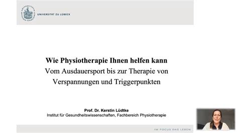 Migr Neliga Seminare Wie Physiotherapie Ihnen Helfen Kann Youtube