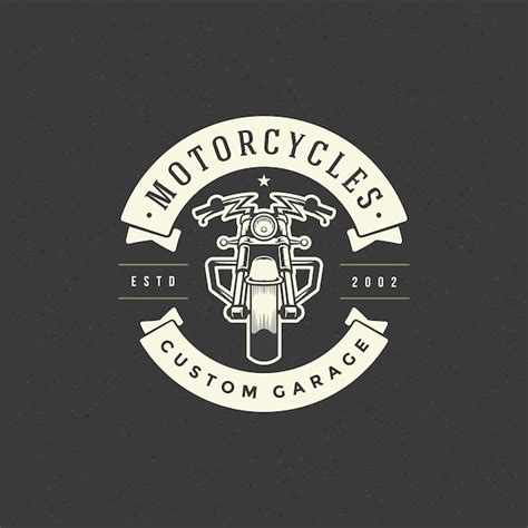 Premium Vector Motorcycle Club Logo Template Vector Design Element