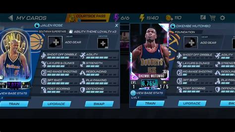 Nba K Mobile Card Collection And My Top Strongest Crews Ever Youtube