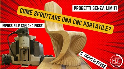 Tutorial Come Usare La CNC Portatile Goliath Una Sedia Di Design