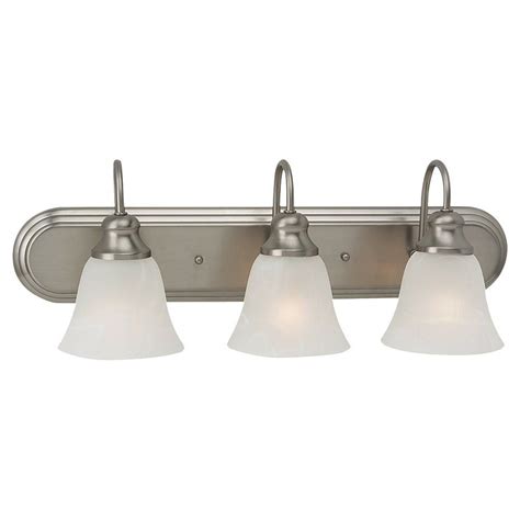 Sea Gull Lighting 3 Light Brushed Nickel Bathroom Vanity The Home Depot Canada