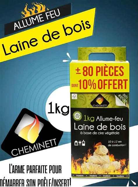 Promo Laine De Bois Cheminett Chez Mr Bricolage Icatalogue Fr