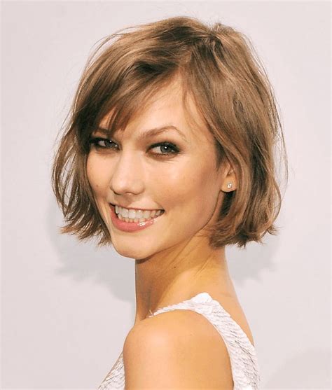 Trendige Bob Frisuren Mit Pony Mittellange Haare Short Hair Styles