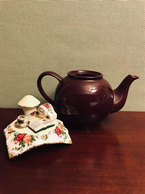 Vintage Teapot, Old Country Roses Teapot, Prince Albert Teapot, Mini ...