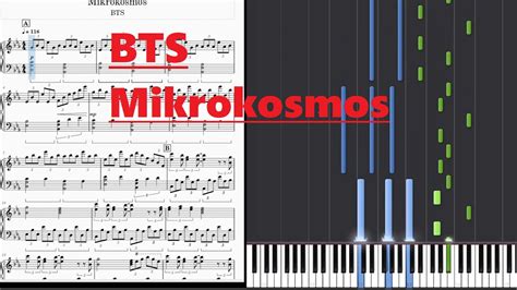 『mikrokosmos』 Bts 🎹 Piano Cover Sheet Music Youtube