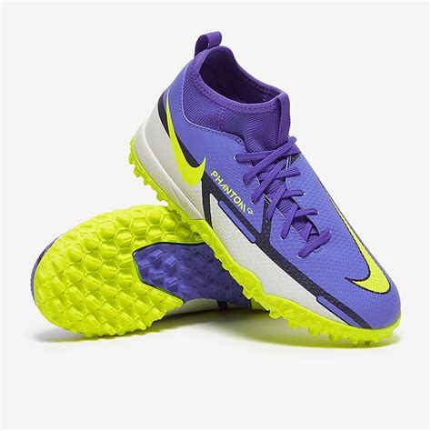 Nike Bambini Phantom Gt Ii Academy Df Tf Zaffiro Volt Grigio Nebbia