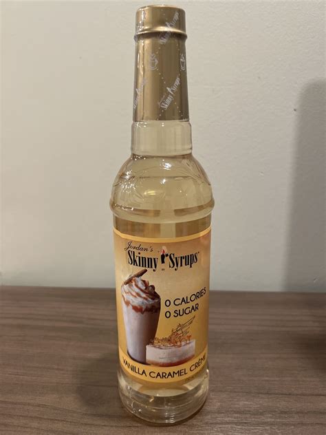 Jordans Skinny Syrups Sugar Free Vanilla Caramel Crème Coffee Syrup สถานีตำรวจภูธรตากใบ