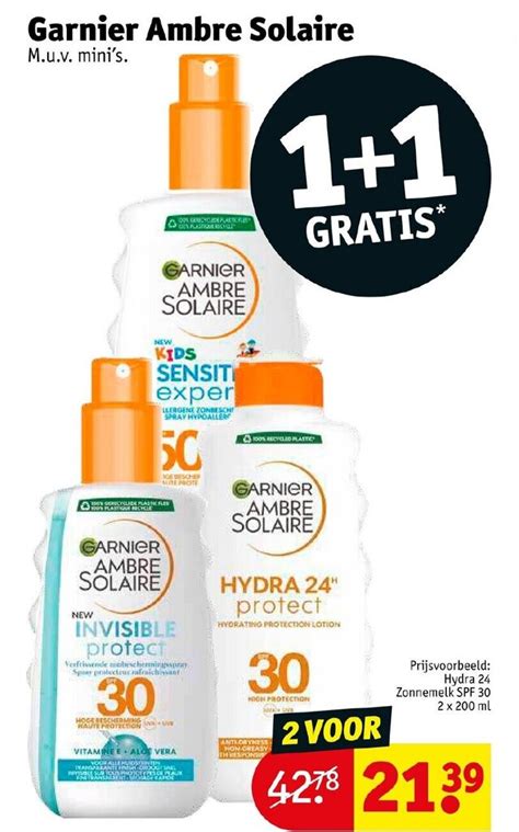 Garnier Ambre Solaire Aanbieding Bij Kruidvat