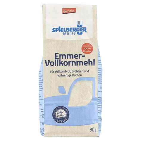 Bio Emmer Vollkornmehl Von Spielberger Bei Greenist De