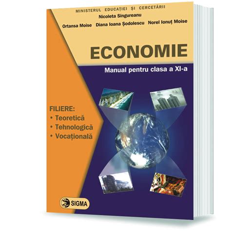 Economie Manual Pentru Cl A Xi A Editura Sigma