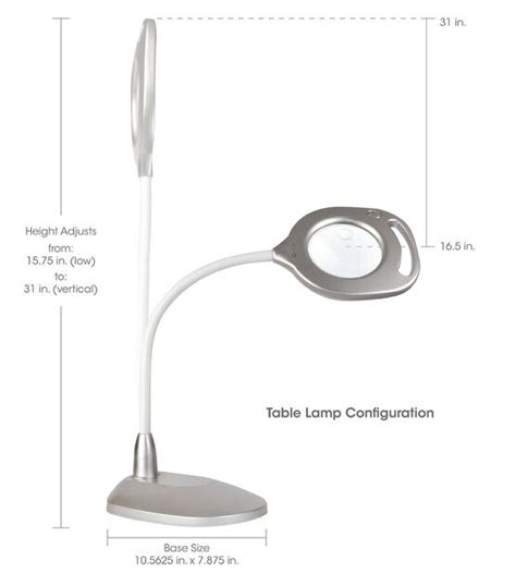 Ottlite 56 Led 2 In 1 Led Magnifier Floor And Table Lamp Joann