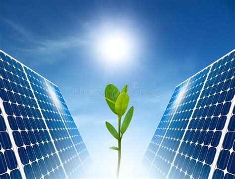 Solar Panel Green Energy Concept Stock Illustration Illustration Of