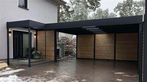 Carport mit Eingangsüberdachung in Berlin Projekt 21 C 2951 in 2023