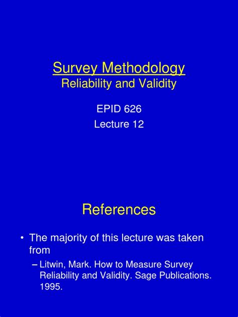 Construct Reability Validity Pdf Validity Statistics Survey