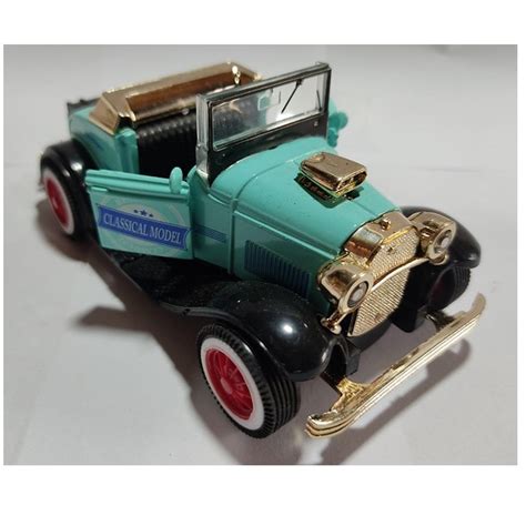 Carrinho De Ferro Modelo Ford Conversivel Cl Ssico Escala Car